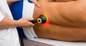 Fisioterapia para tratar el dolor de espalda. 