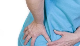 Manifestaciones de osteoartritis de la articulación de la cadera. 